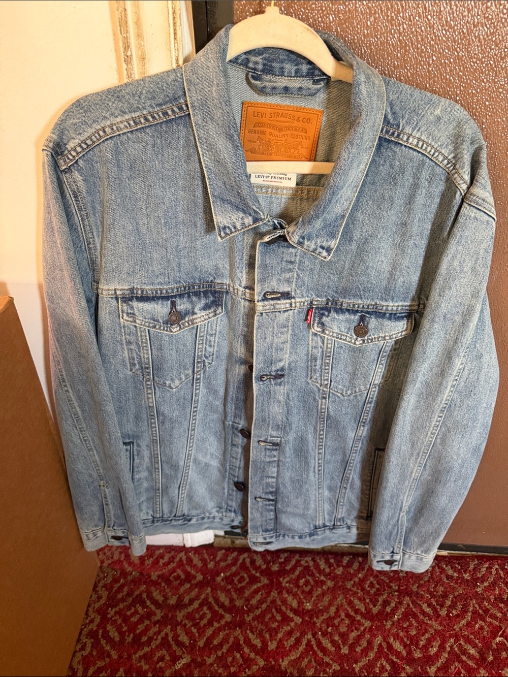 Vintage Levi's Light Blue Washed Denim Jacket